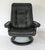 Wood Ekornes Stressless Large Royal Paloma Black Leather Swivel Recliner and Ottoman For Sale - Image 7 of 18