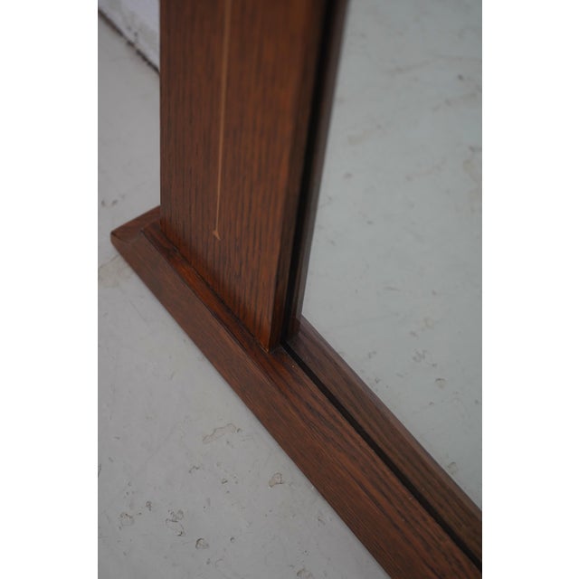 Stickley Harvey Ellis Mission Oak Inlaid Mirror For Sale In Philadelphia - Image 6 of 10