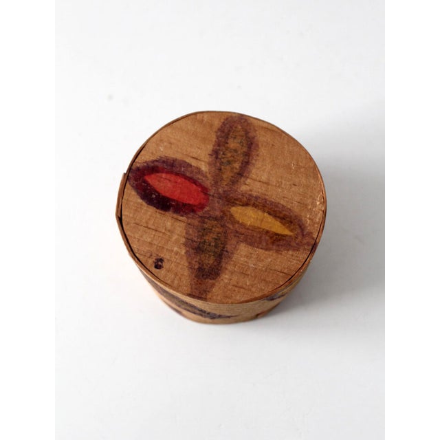 Wood Vintage Guatemalan Folk Art Box For Sale - Image 7 of 14