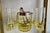 Highball Glasses and Ice Bucket Cocktail Set in Mouth-Blown, Yellow Crystal Glass, 1970s, Set of 7 For Sale - Image 6 of 6