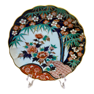 Imari Scalloped Plate