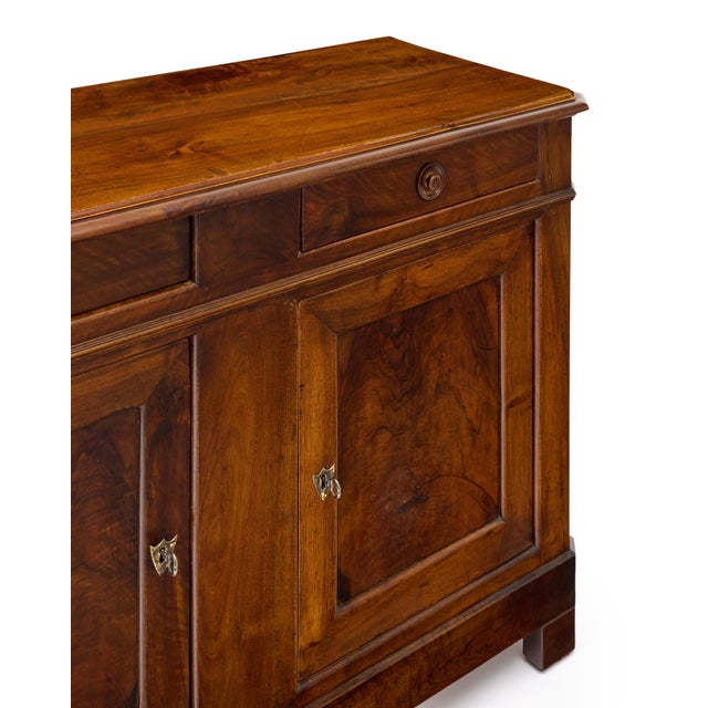 Antique Walnut, Restauration Period Buffet, French For Sale In Austin - Image 6 of 9