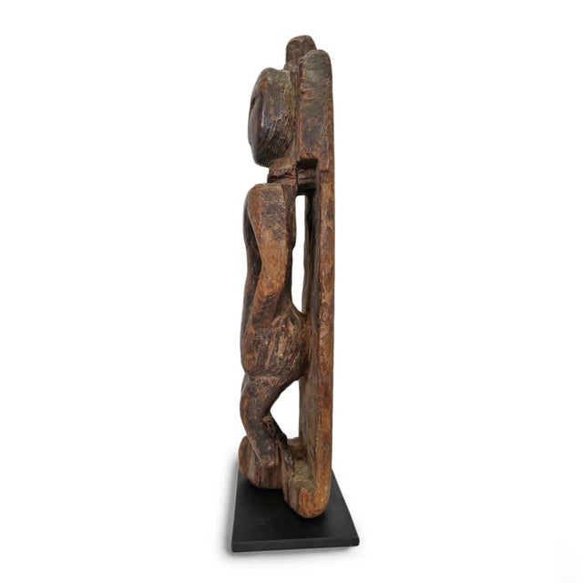 Mid 20th Century Old Tanzania Wood Figure For Sale - Image 5 of 9