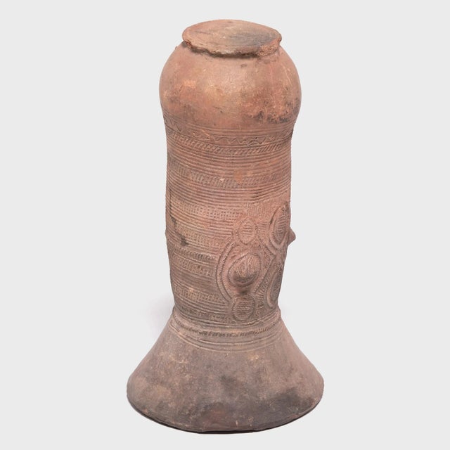 Nupe Terracotta Vessel Support, C. 1900 For Sale - Image 4 of 6