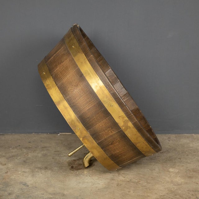 20th Century Barrel Framed Watts Tyrconnell Whisky Advertising Mirror, 1900s For Sale - Image 4 of 16