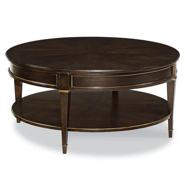 Transitional La Salle Cocktail Table in Ebony For Sale - Image 3 of 3