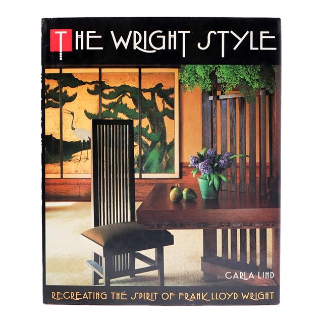 1992 “The Wright Style” Frank Lloyd Wright First Edition by Carla Lind For Sale
