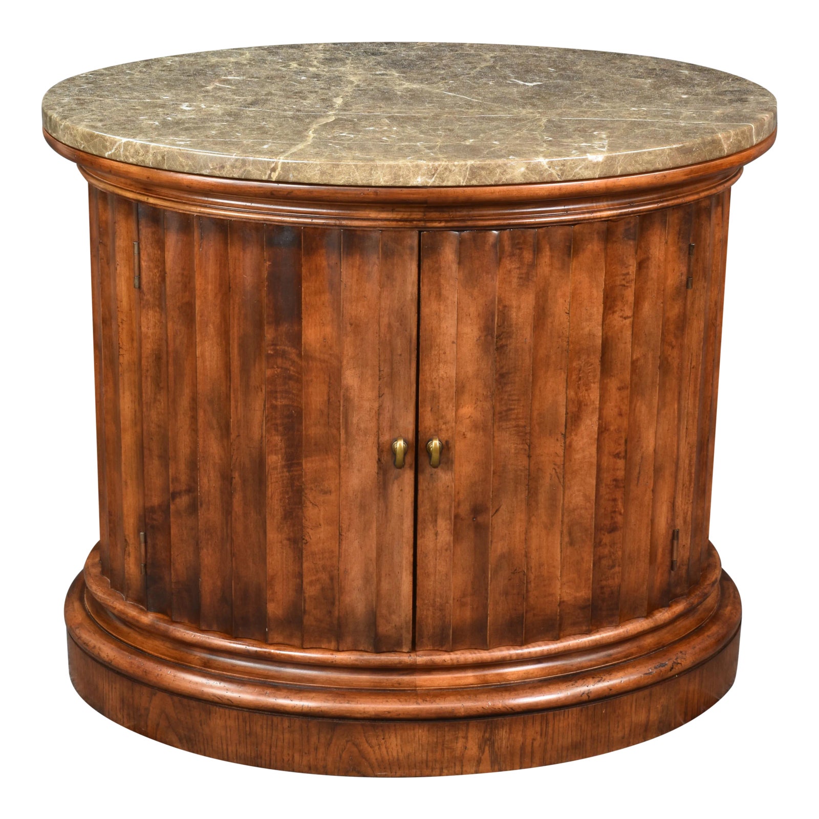 1950s Henredon Oval Fluted Entry Table Chairish