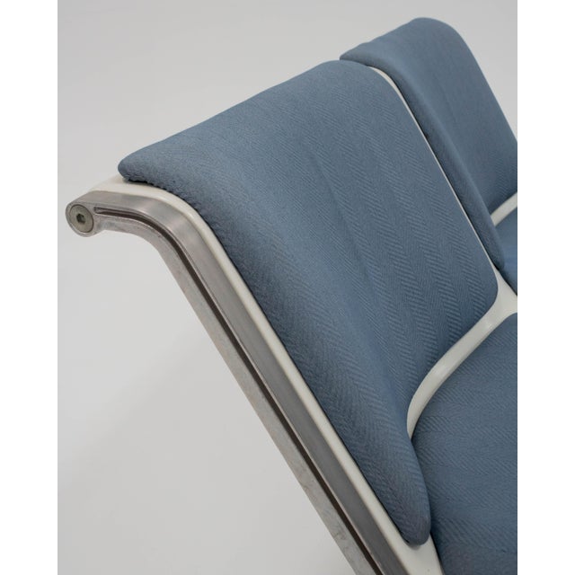 Blue Model 1200 Bench by Friso Kramer for Wilkhahn, 1970s For Sale - Image 8 of 10