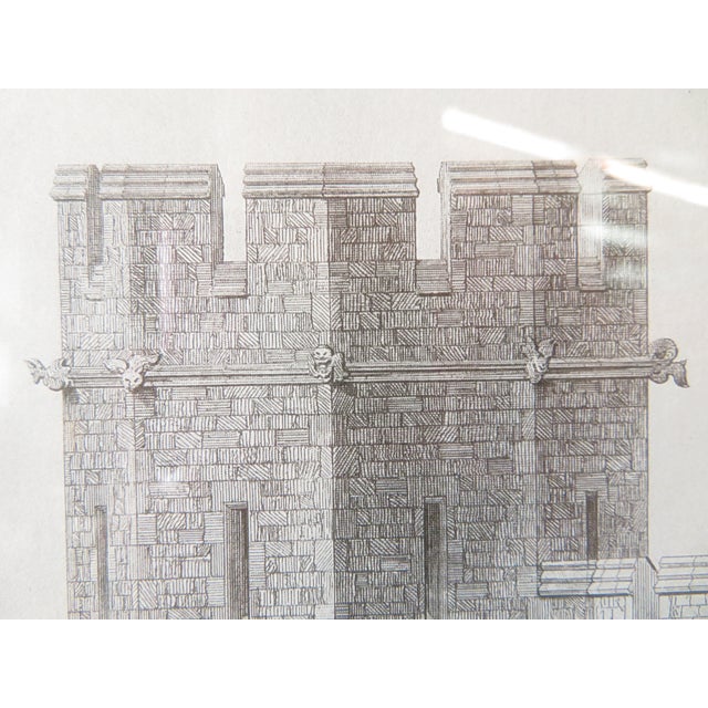 Soicher Marin ~ Architectural Etching Plate Print ~ Windsor Castle King Edward III Tower For Sale In Seattle - Image 6 of 12