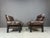 Set of Leather Armchairs, Denmark, 1960s For Sale - Image 12 of 15