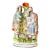 Antique English Staffordshire Spill Vase Decorated With a Scottish Man and Woman, Circa 1860 For Sale