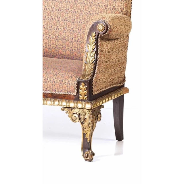 Rococo Louis XVI 19th Century Sofa For Sale - Image 3 of 6