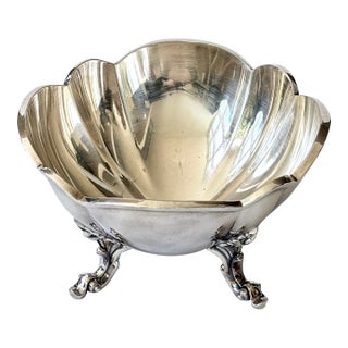 Vintage Reed & Barton Winthrop 1795 Silverplate Footed Bowl For Sale
