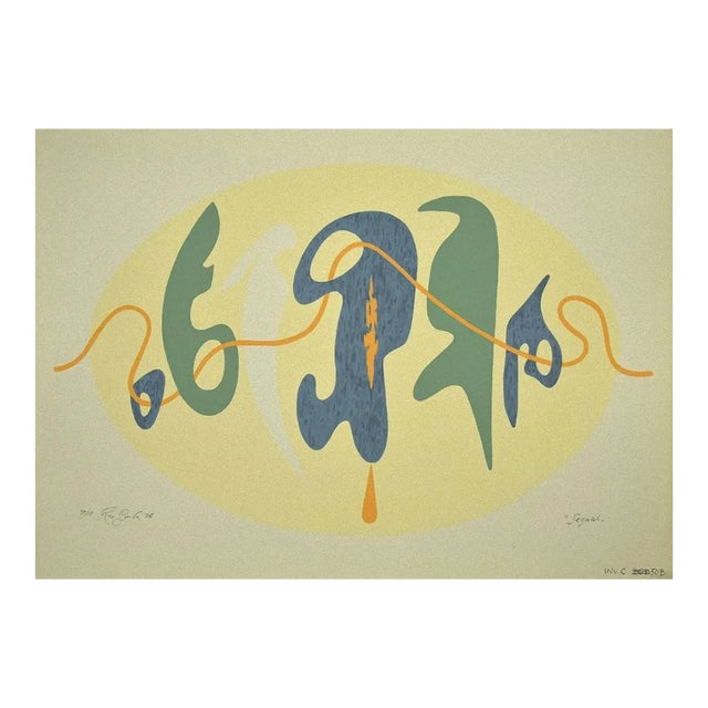 Leo Guida, Signals, Etching on Paper, 1986 For Sale