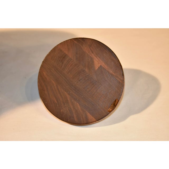 Brown Mid-Century Turned Treen Jar, Circa 1960 For Sale - Image 8 of 9
