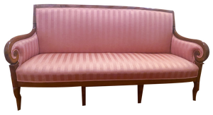Antique French Sofa in Walnut, 1830