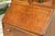 Vintage Georgian Revival Flame Mahogany Secretary Desk Bookcase With Glass Doors, Circa 1940s–1950s For Sale - Image 11 of 18