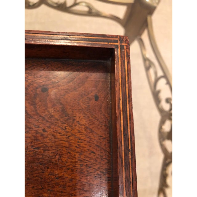 Mid 19th Century 19th Century Traditional Mahogany Sailormade Box For Sale - Image 5 of 10