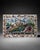 Vibrant mixed media boat artwork with bold colors, raised texture, expressive brushwork, and hand-painted decorative...