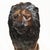 Large Cat Castings Bronze Lion Gatekeeper Statues, Set of 2 For Sale - Image 9 of 11