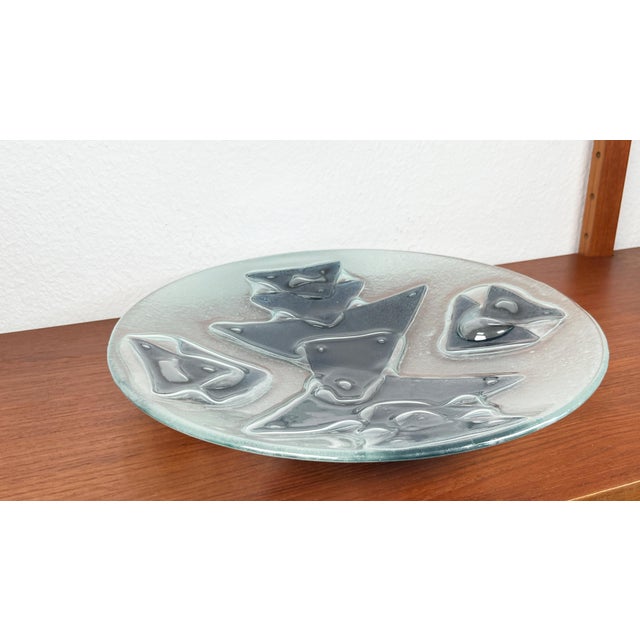 Mid-Century Large Danish Art Glass Bowl, 1960s For Sale - Image 13 of 18