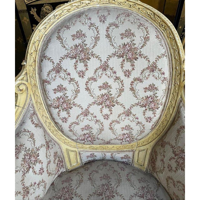 Set of Louis XVI Bergere Armchairs For Sale - Image 6 of 11