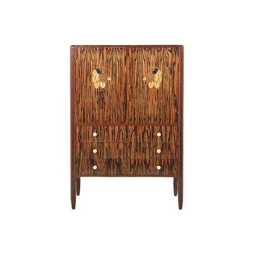 Art Deco Art Deco Macassar & Acajou Cabinet For Sale - Image 3 of 3