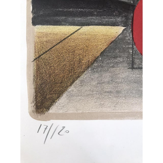 Modern Franz Priking, After the Storm 1972, Original Signed Lithograph For Sale - Image 3 of 5