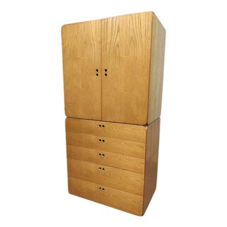 Vintage Modular Chest of Drawers by Derk Jan De Vries, 1960s, Set of 2 For Sale