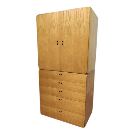 Vintage Modular Chest of Drawers by Derk Jan De Vries, 1960s, Set of 2 For Sale