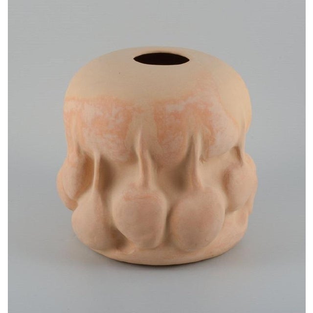 Danish Stoneware Vase by Christina Muff For Sale - Image 4 of 7