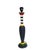 An exceptional and very rare table lamp from the Memphis era. This postmodern lamp was made by Olivier Villatte. The lamp...
