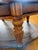 Antique Wooden Coffee Table Featuring a Glass Top, Bronze Ornamentation, and Two Tiers. For Sale In West Palm - Image 6 of 7
