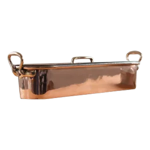 Antique French Copper Fish Poacher