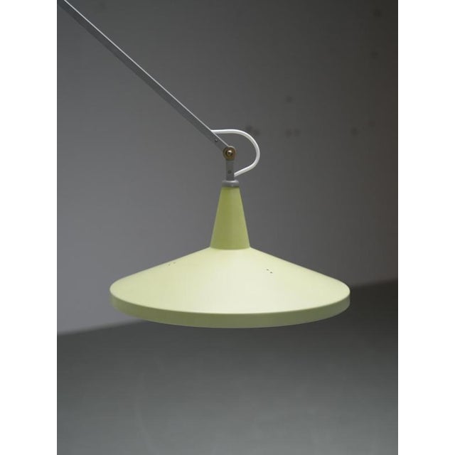 Panama Lamp in Painted Metal attributed to Rietveld and Cordemeyer for Gispen, 1955 For Sale - Image 3 of 12