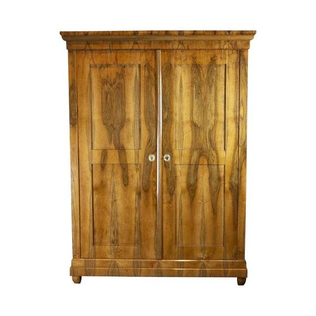 Brown 19th Century Biant Command Walnut Wardrobe For Sale - Image 8 of 8