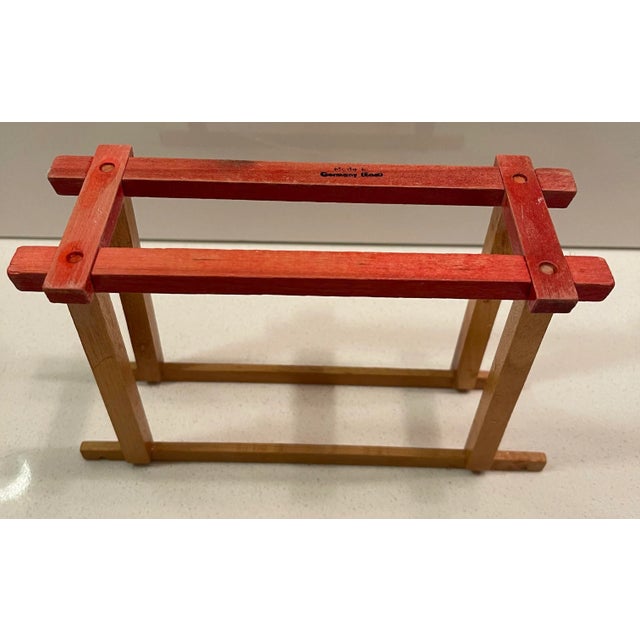 Antique Wooden Handpainted Rocking Clown Acrobatic Flip Toy, East Russian For Sale - Image 12 of 12