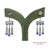 14k(585) Vintage White Gold Natural Diamond and Sapphire Earrings For Sale - Image 4 of 12