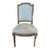 Circa 1860 French Louis XVI Boudoir Chair For Sale
