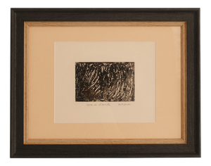 Kristine Tissier, Gestural Composition in Black and White, Etching