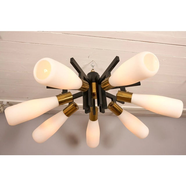 Vintage Chandelier from Stilnovo, 1950 For Sale - Image 3 of 7