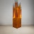 This dramatic and charming illuminated floor sculpture is carved of solid pine and features the famous buildings from the...
