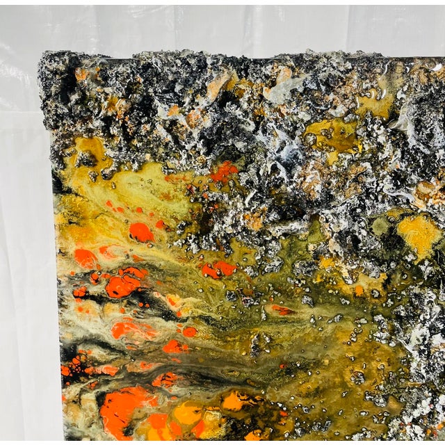 Gray Victoria Kovalenchikova “The Earth Xlviii” Mixed Media Textural Art For Sale - Image 8 of 18