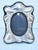 Art Nouveau Sterling Silver Photo Frame Circa 1985 London For Sale - Image 3 of 5