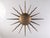 Mid-Century Gilt Metal Sunburst Flush Mount, 1960s For Sale - Image 9 of 9