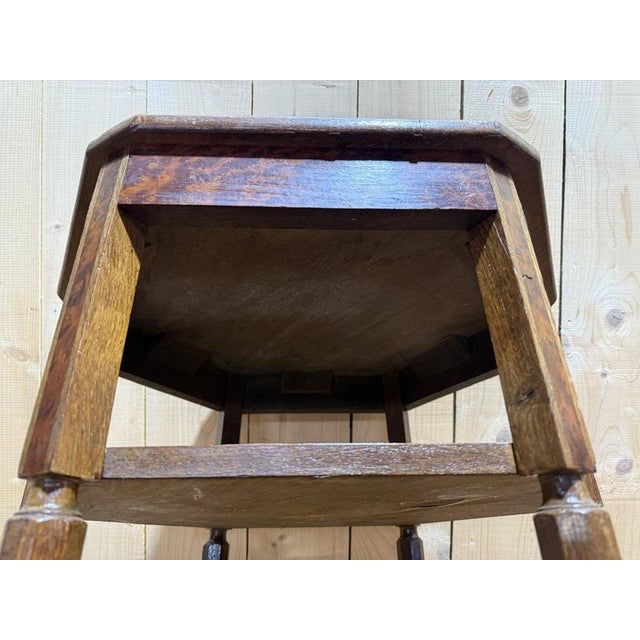Art Deco Octagonal Side Table For Sale - Image 6 of 9