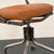 1940s Leather DoMore Industrial Swivel Adjustable Rolling Desk Chair For Sale - Image 9 of 10