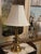 1970s 1970s Stiffel Brass Tiered Candlestick Vintage Table Lamp For Sale - Image 5 of 10