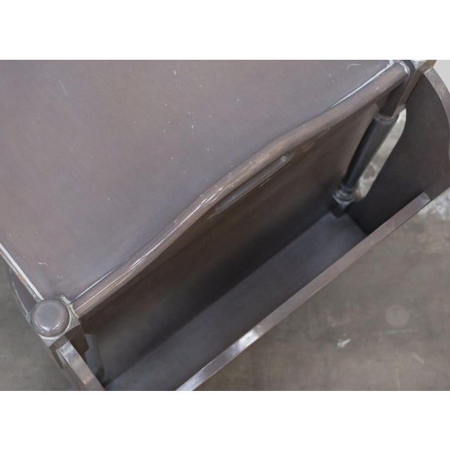 Wooden Trolley with Magazine Rack For Sale - Image 3 of 17